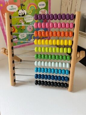 IKEA Mula 100 Bead Counter Abacus Montessori Preschool Kindergarten Educational